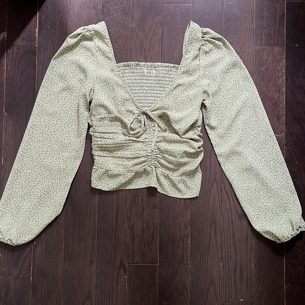 Floral Cropped Blouse